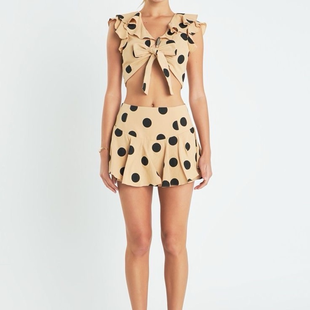 Polka Dot Two-Piece Set